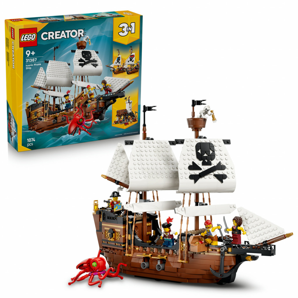 Lego® Ikonická pirátska loď