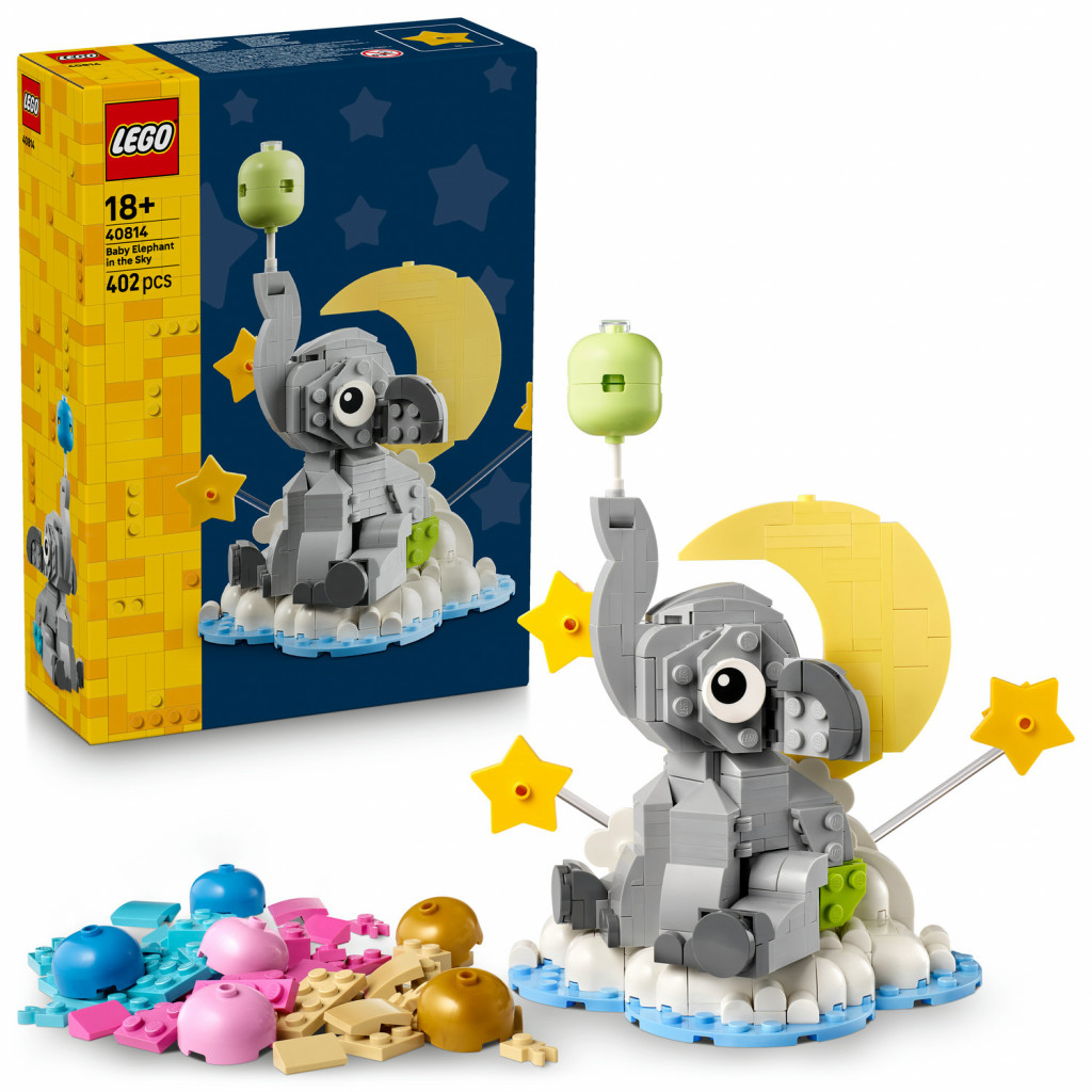 Lego® Slonie mláďa na oblohe
