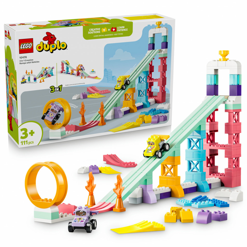 Lego® Kreatívne rampy s vozidlami 3 v 1