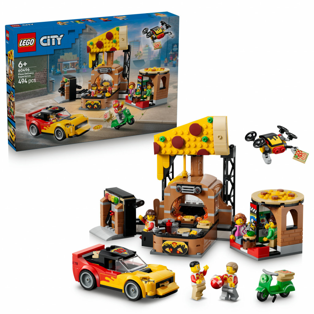 Lego® Donáška pizze s vozidlami