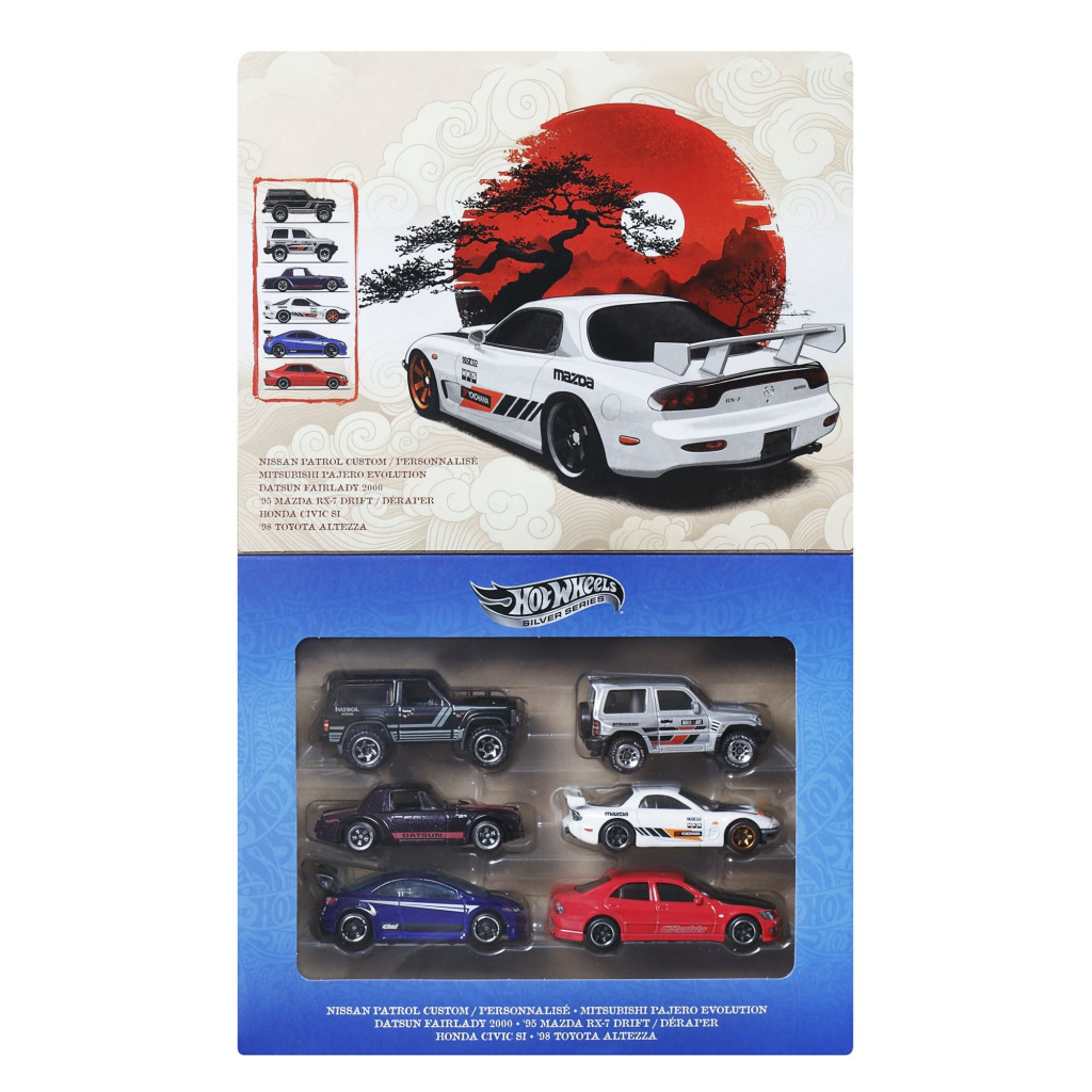 Mattel Hot Wheels ANGLIČÁK SILVER SERIES STREETS OF JAPAN ASST