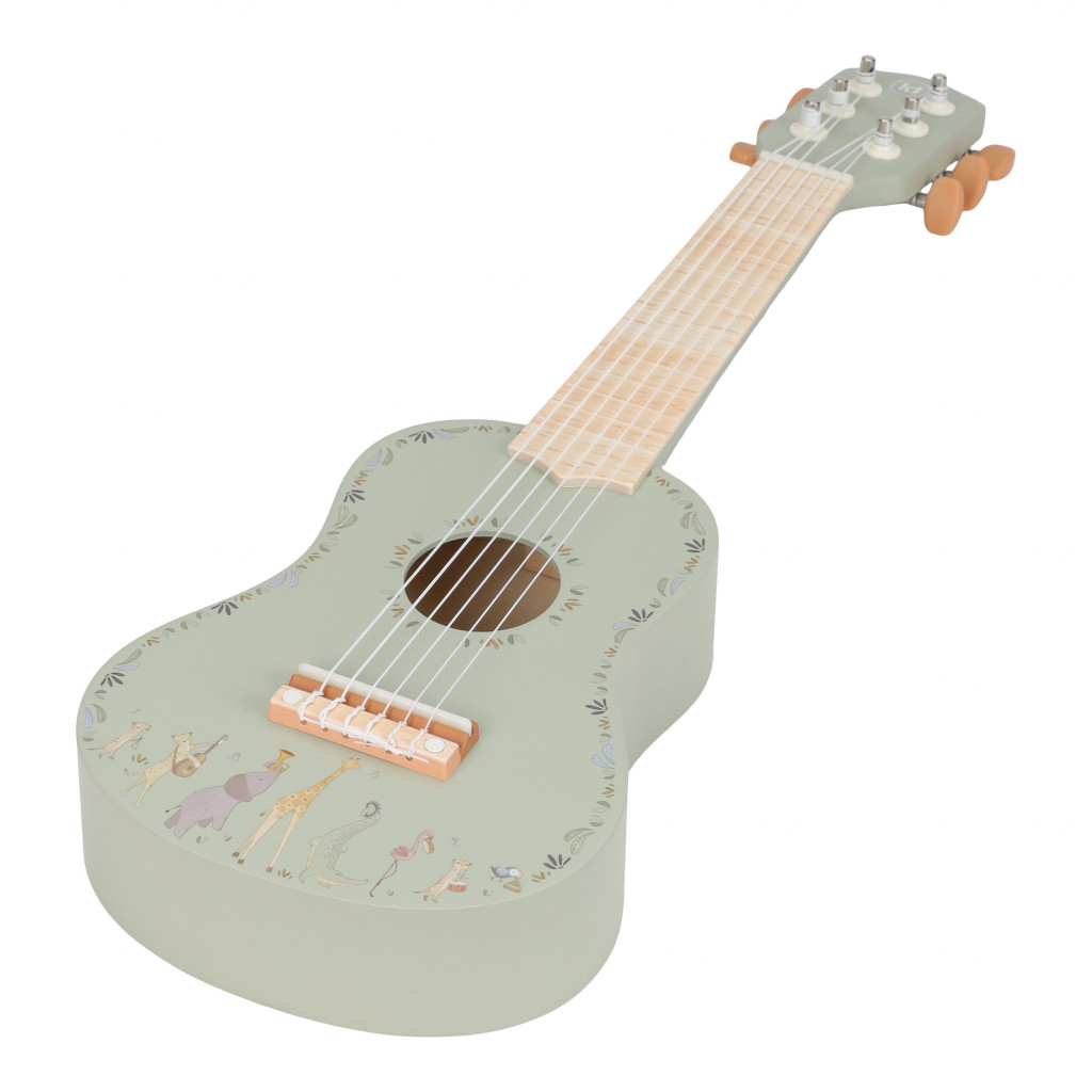 Little Dutch Gitara drevená Green Safari Friends