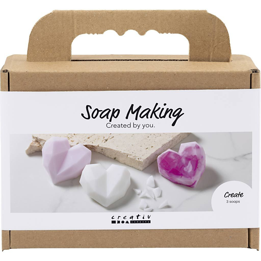 Creativ Company Kreatívna sada výroba mydla Hearts Pink