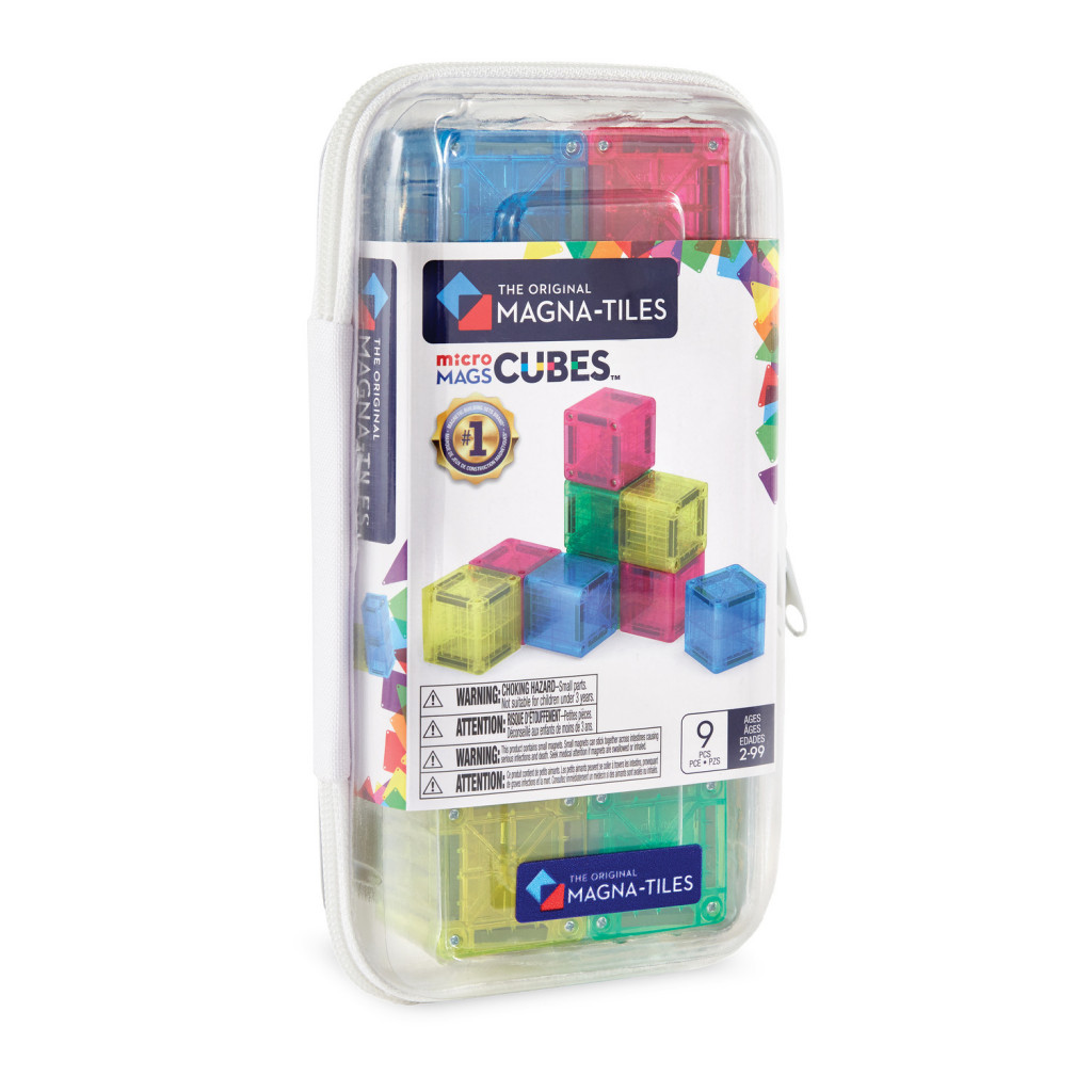 Magna-Tiles Magnetická stavebnica microMAGS Cubes 9 dielov