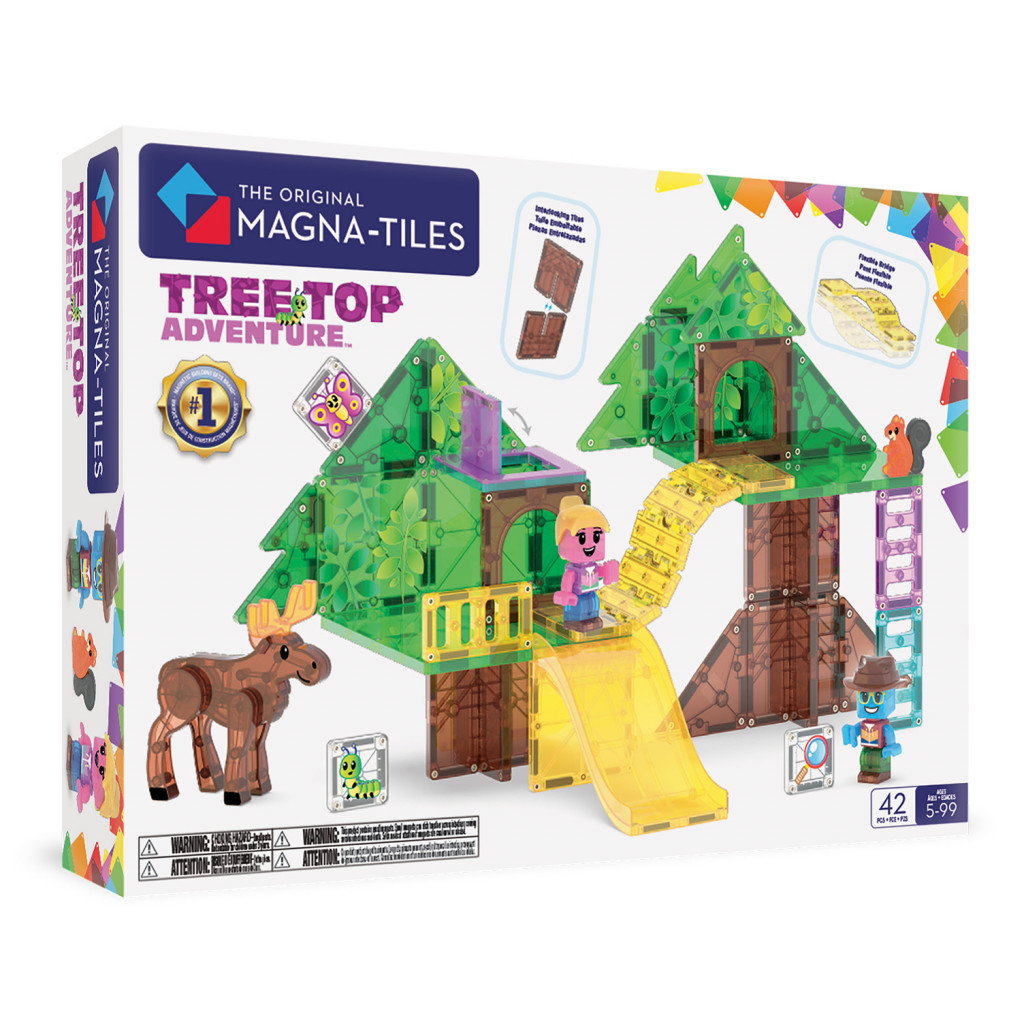 Magna-Tiles Magnetická stavebnica Treetop Adventure 42 dielov