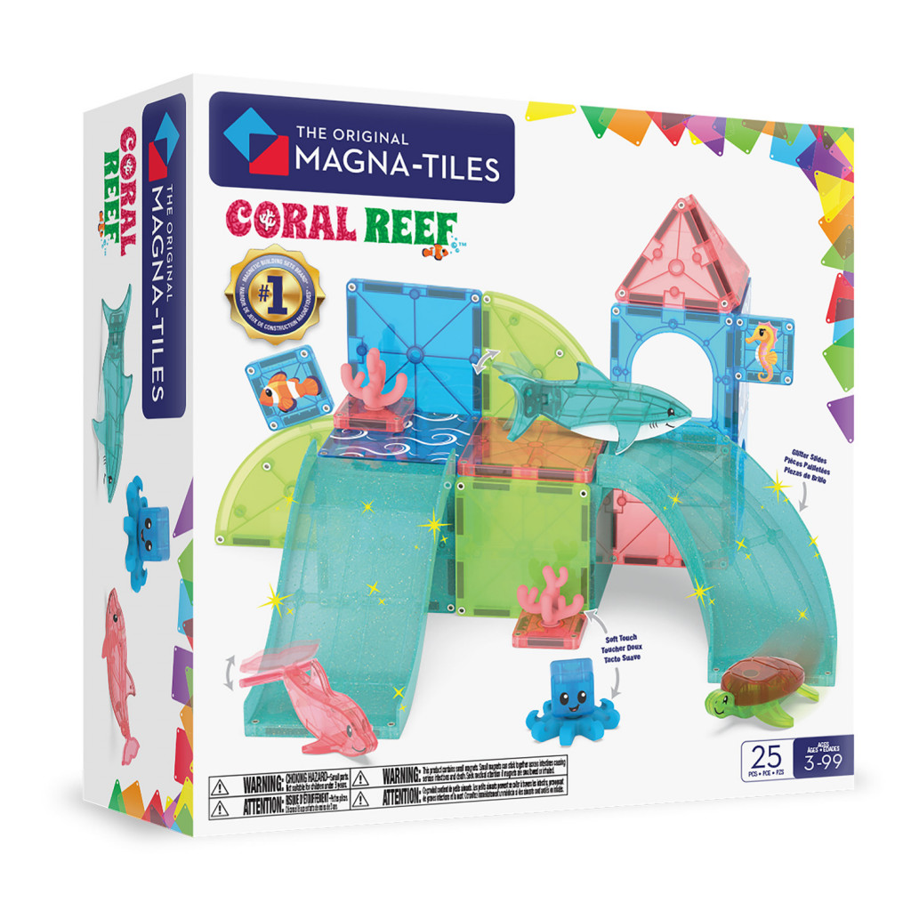 Magna-Tiles Magnetická stavebnica Coral Reef 25 dielov