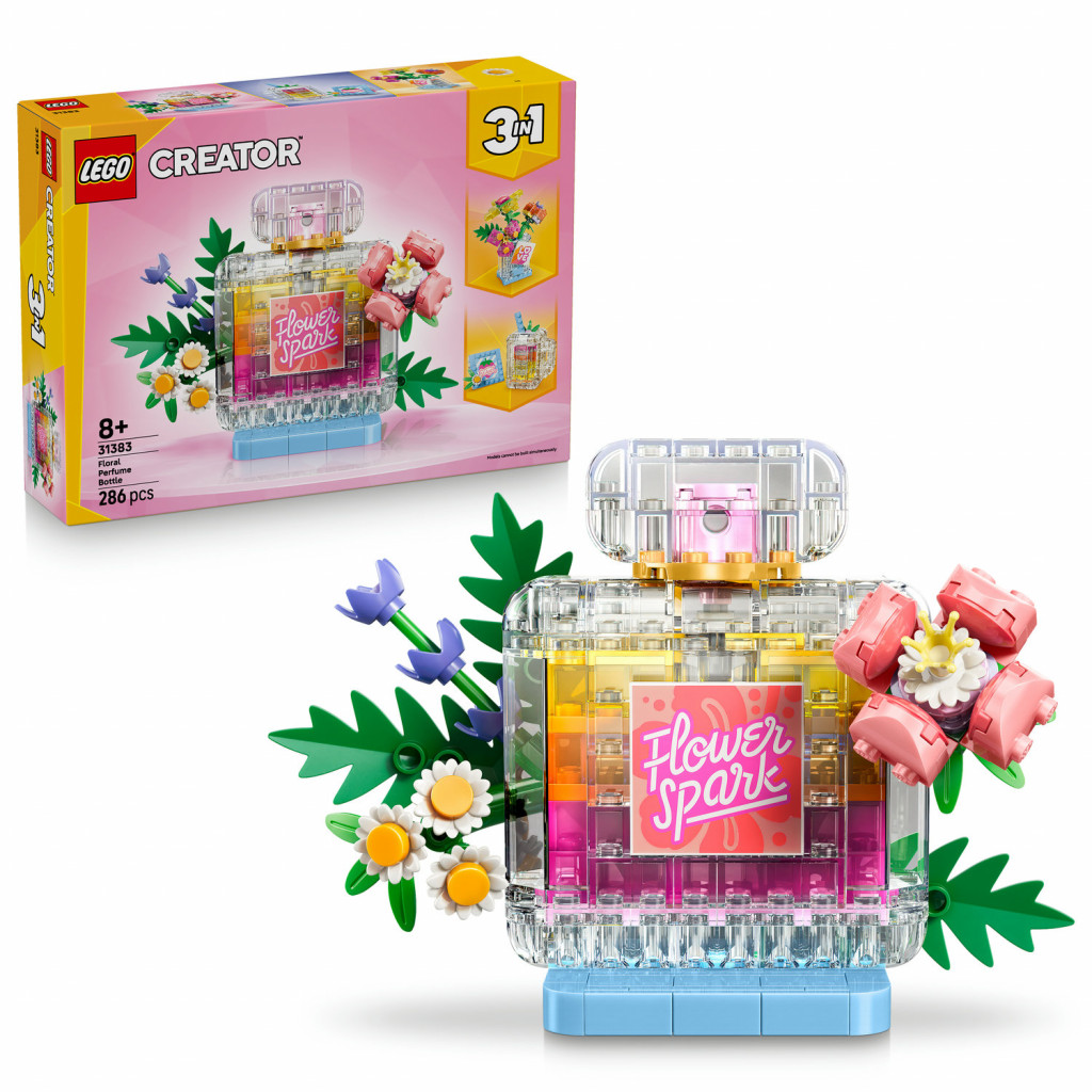 Lego® Flakón na parfum zdobený kvetmi