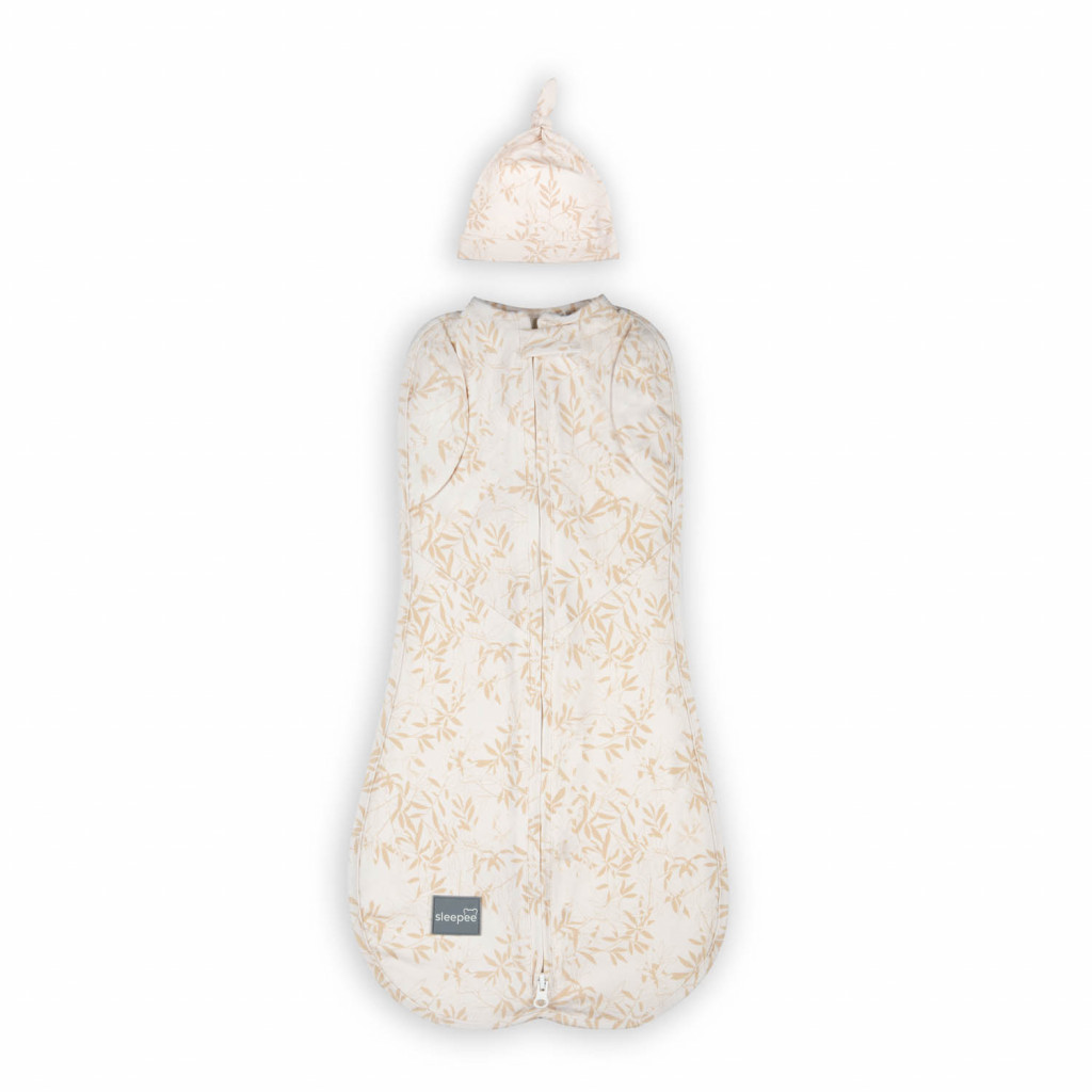 Sleepee Zavinovačka Sleepee Second Step Swaddle s čepičkou zdarma Bamboo