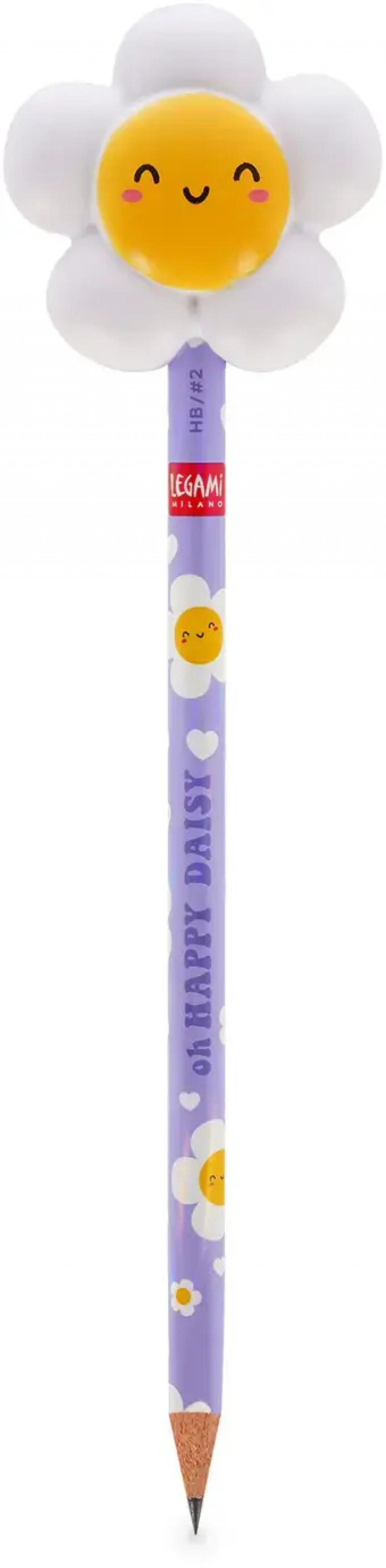 Legami Ceruzka Legami Squeezies - Pencil With Squishy - Daisy - Hb Lead