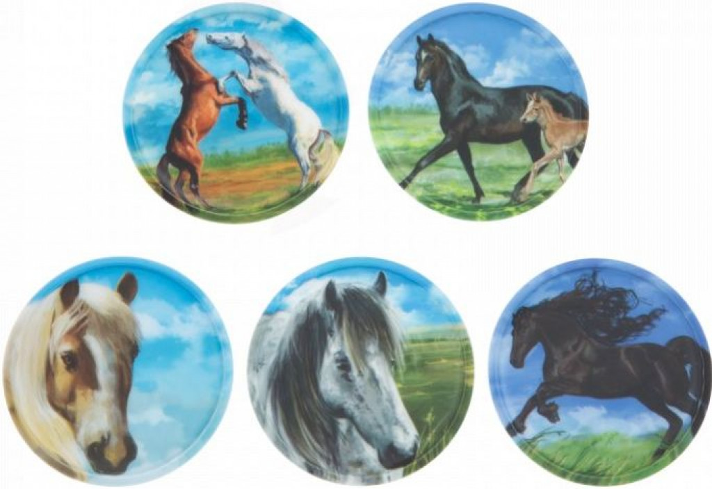 Ergobag Sada ozdôb na batoh Ergobag Kletties Set - Horses