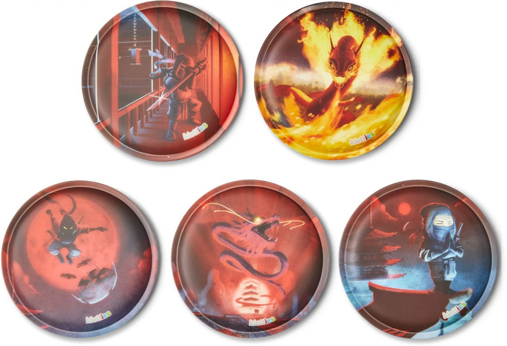 Ergobag Sada ozdôb na batoh Ergobag Kletties Set - Firedrake