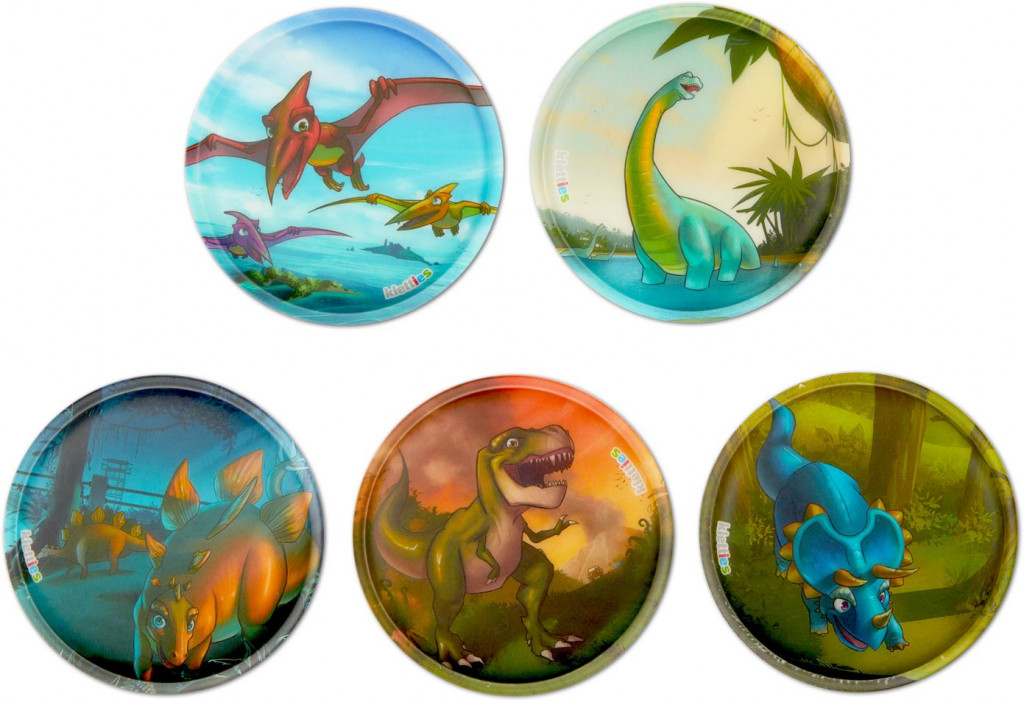 Ergobag Sada ozdôb na batoh Ergobag Kletties Set - Dinosaur Park