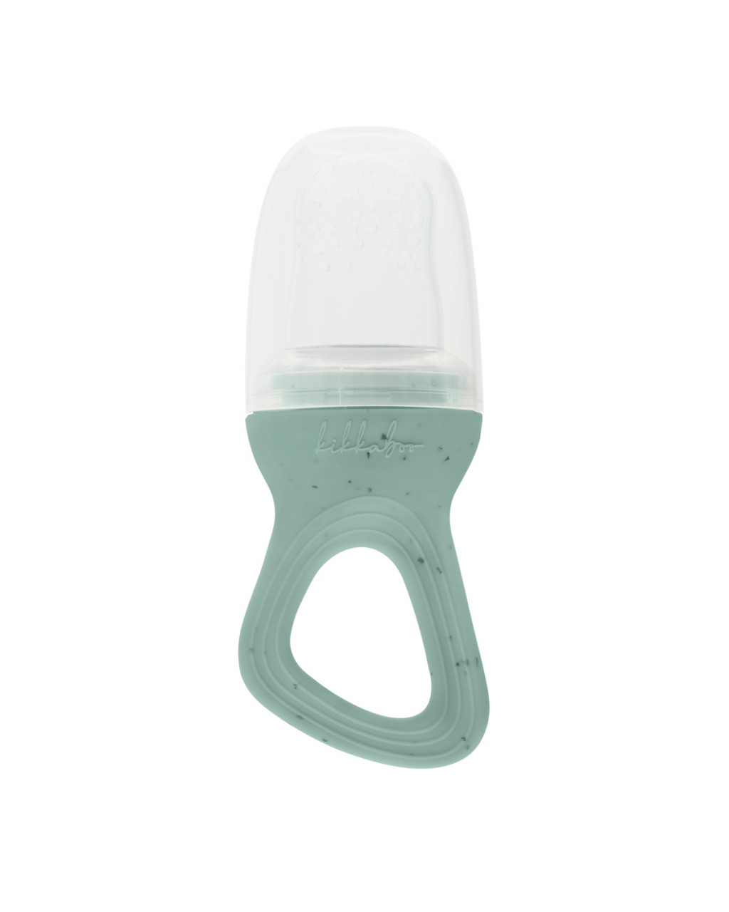 KikkaBoo Kŕmiace hryzátko Platinum Silicone Sage