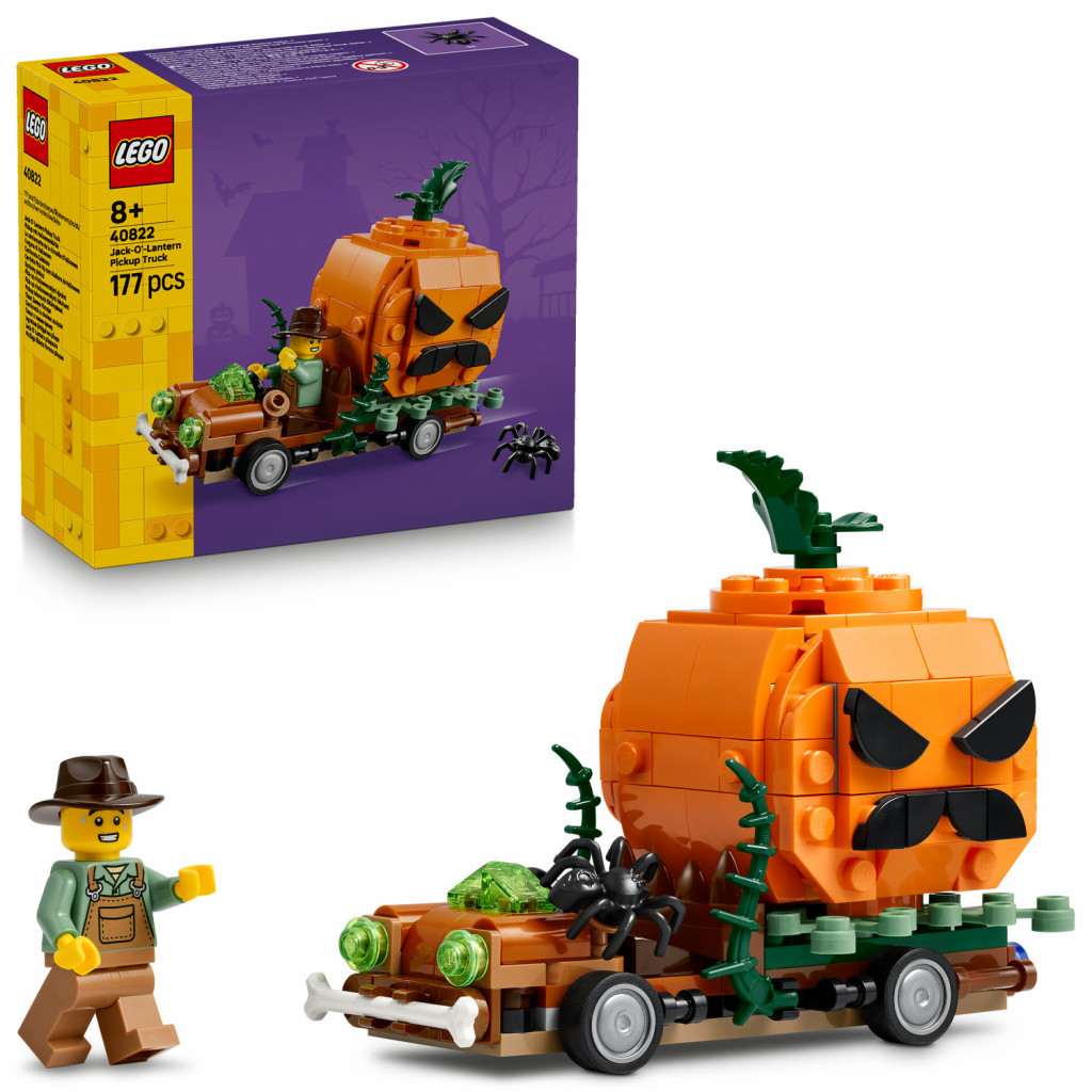 Lego® Pick-up s halloweenskymi tekvicami