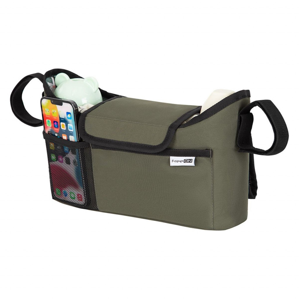 FREEON Organizér na kočík Olive Green