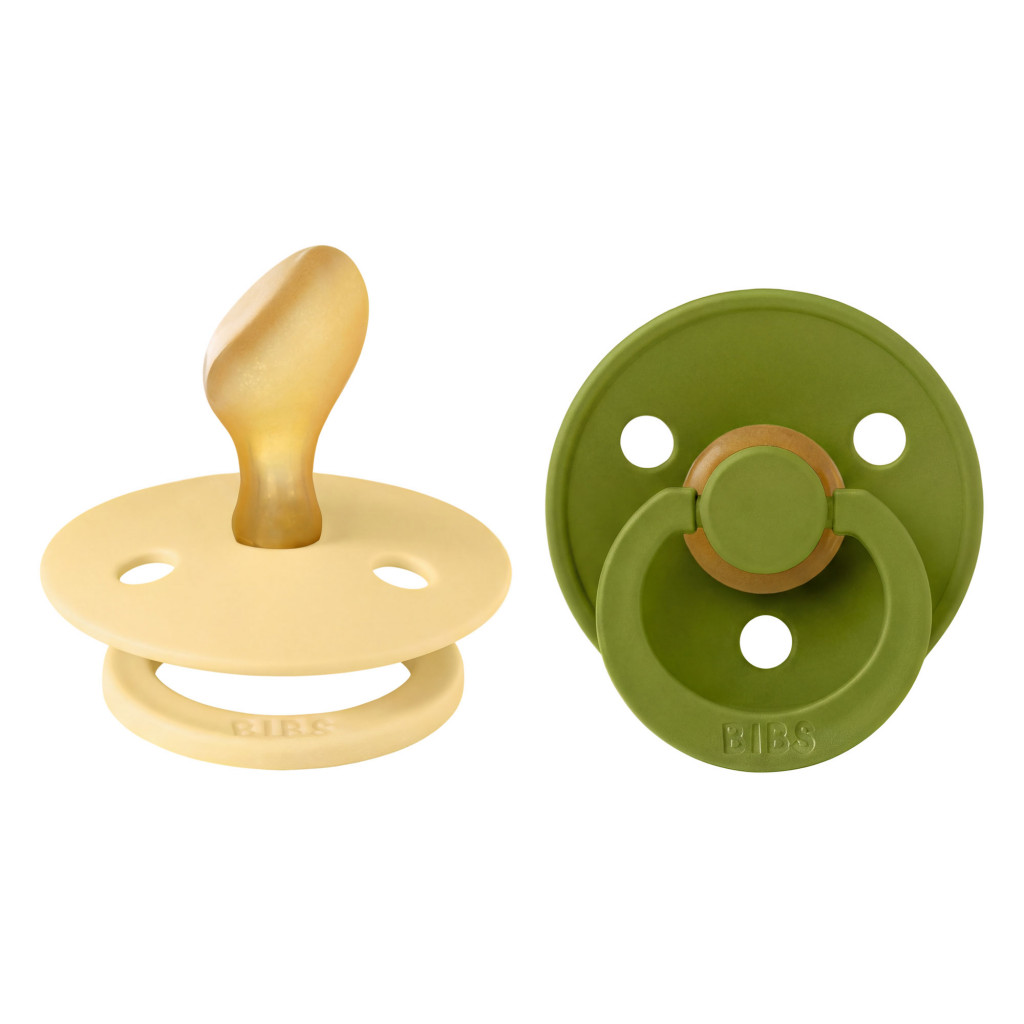 Všetky značky||BIBS Colour anatomické BIBS Colour anatomické cumlíky z prírodného kaučuku 2 ks - veľkosť 2 (Pale Butter / Wasabi)