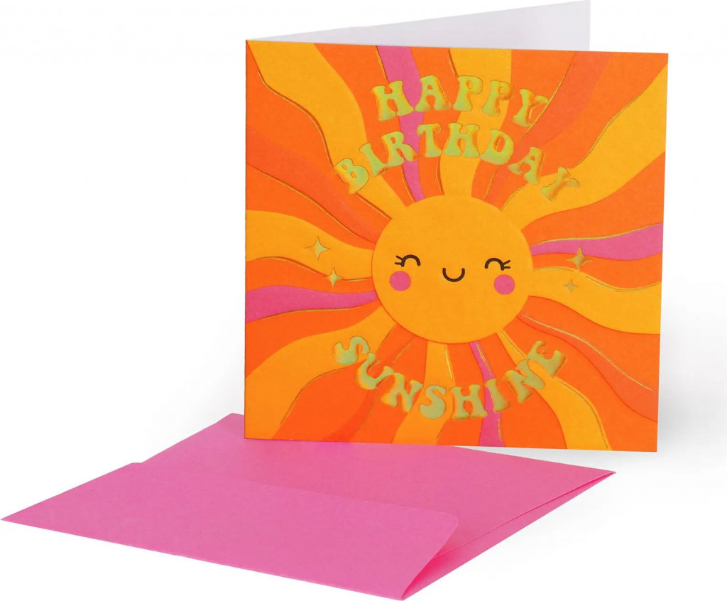 Legami Přáníčko Legami Greeting Card Small - Happy Birthday Sunshine