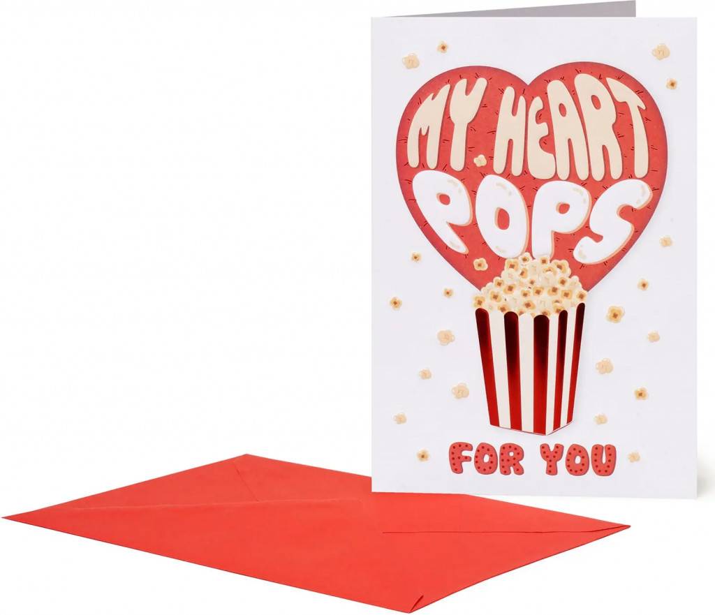 Legami Přáníčko Legami Greeting Card Large - Popcorn
