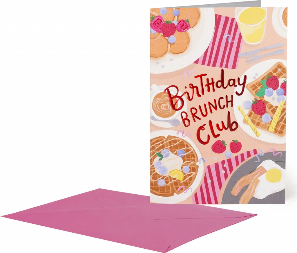 Legami Přáníčko Legami Greeting Card Large - Birthday Brunch
