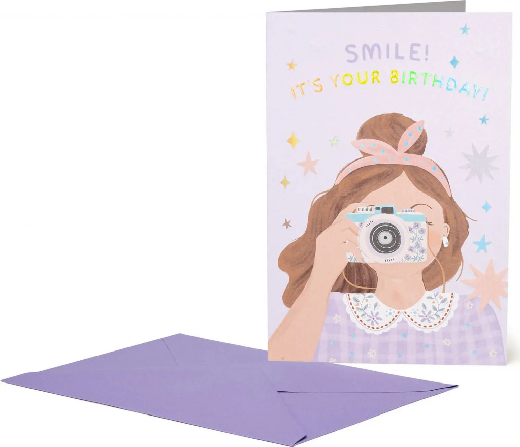 Legami Přáníčko Legami Greeting Card Large - Smile