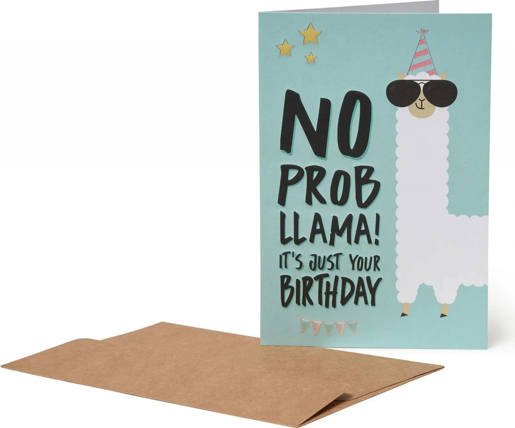Legami Přáníčko Legami Greeting Card Large - Llama