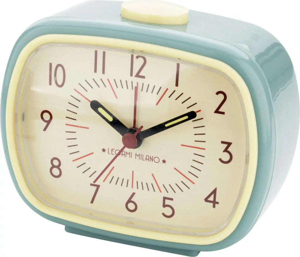 Legami Retro budík Legami Retro Alarm Clock - Aqua