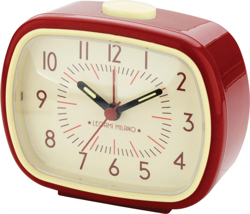 Legami Retro budík Legami Retro Alarm Clock - Red