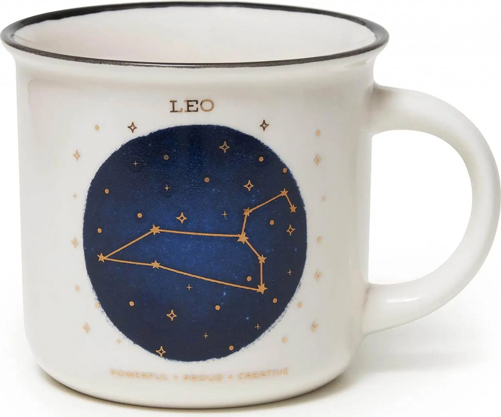 Legami Porcelánový hrneček Legami Count Your Lucky Stars Porcelain Mug - Leo