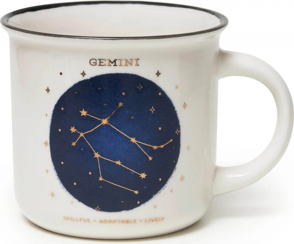 Legami Porcelánový hrneček Legami Count Your Lucky Stars Porcelain Mug - Gemini