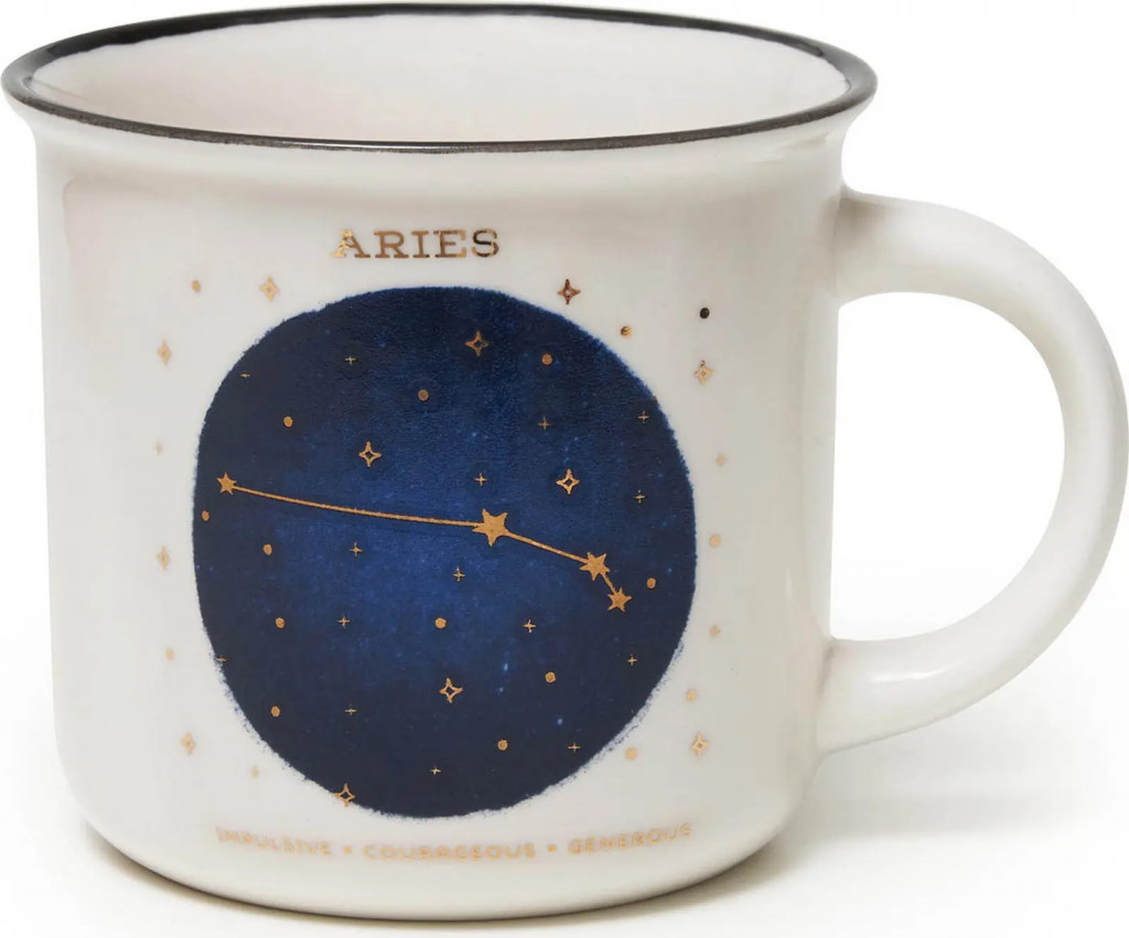 Legami Porcelánový hrneček Legami Count Your Lucky Stars Porcelain Mug - Aries