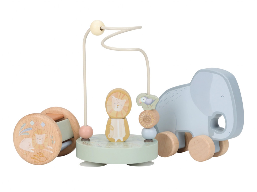 Little Dutch Darčekový set drevený Safari Friends