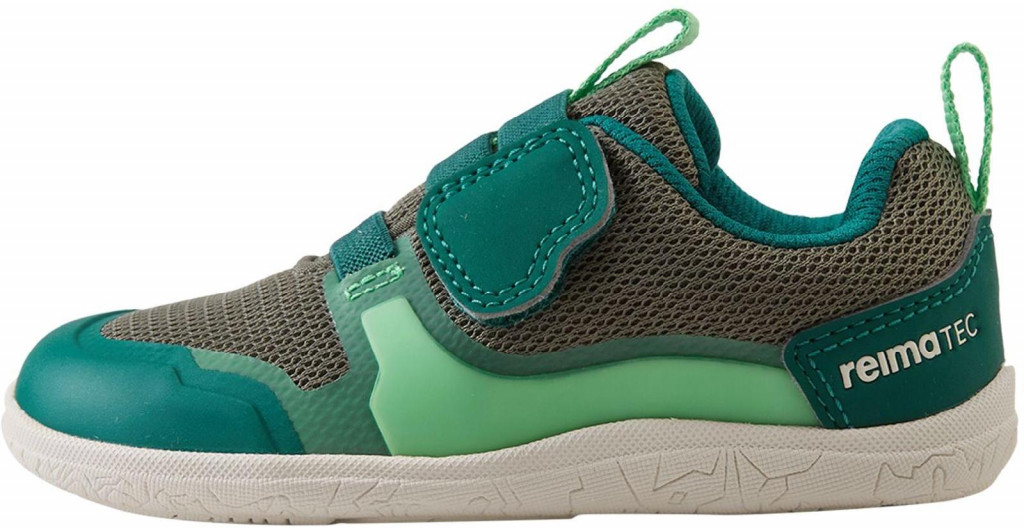 Reima Detské barefoot topánky s membránou Reima Tepastelu - Greyish green