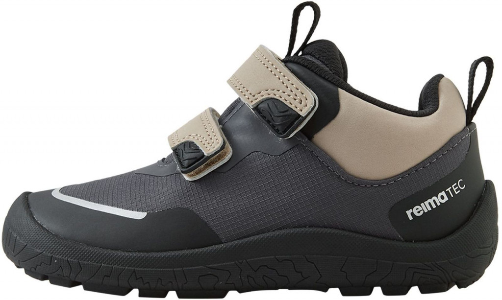 Reima Detské barefoot topánky s membránou Reima Viikari - Soft black