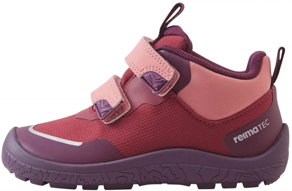 Reima Detské barefoot topánky s membránou Reima Viikari - maroon