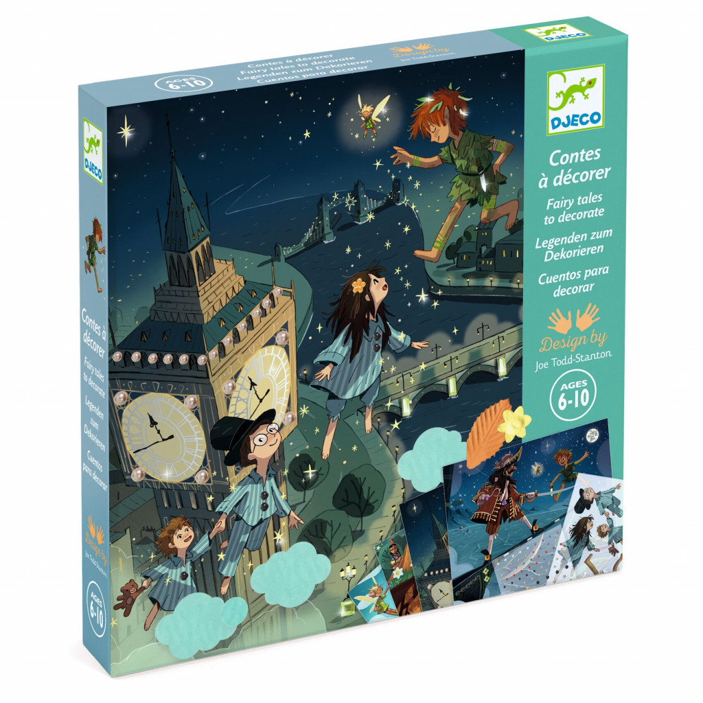 DJECO Rozprávka na dozdobenie Peter Pan