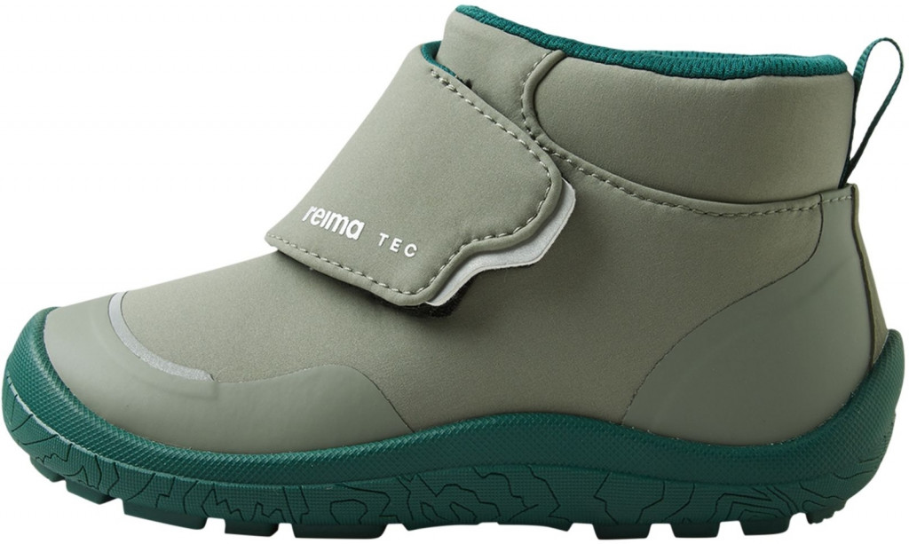 Reima Detské barefoot topánky s membránou Reima Hyppii - Greyish green