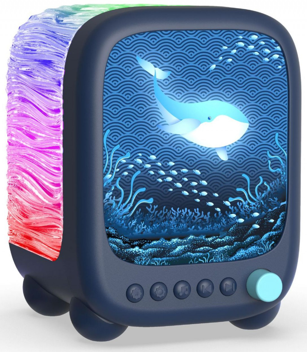 MOB Nočné svetlo a reproduktor MOB Wavy Light - Abyss