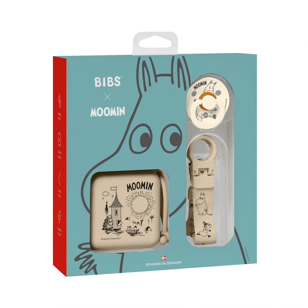 Všetky značky||BIBS x Moomin BIBS x Moomin darčekový set (Vanilla)