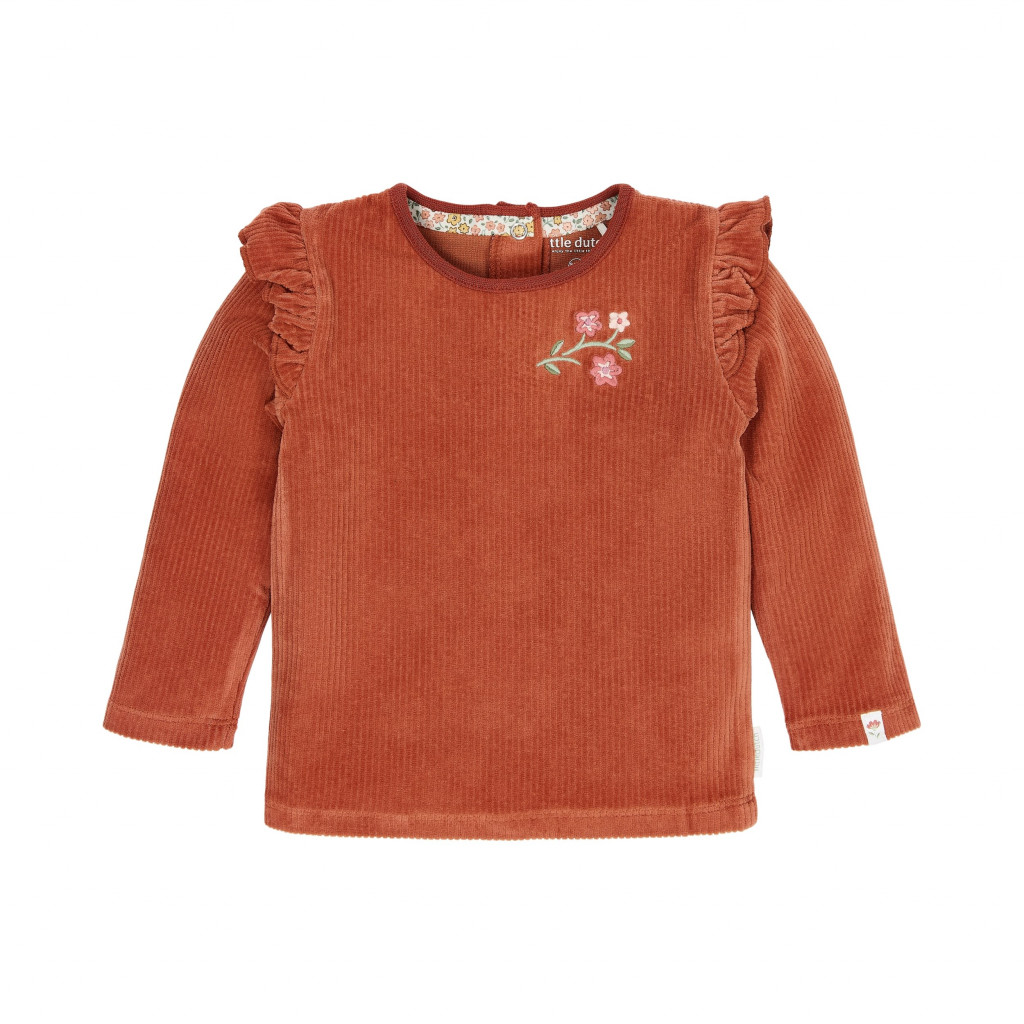 Little Dutch Triko dlouhý rukáv Deep Berry vel. 80