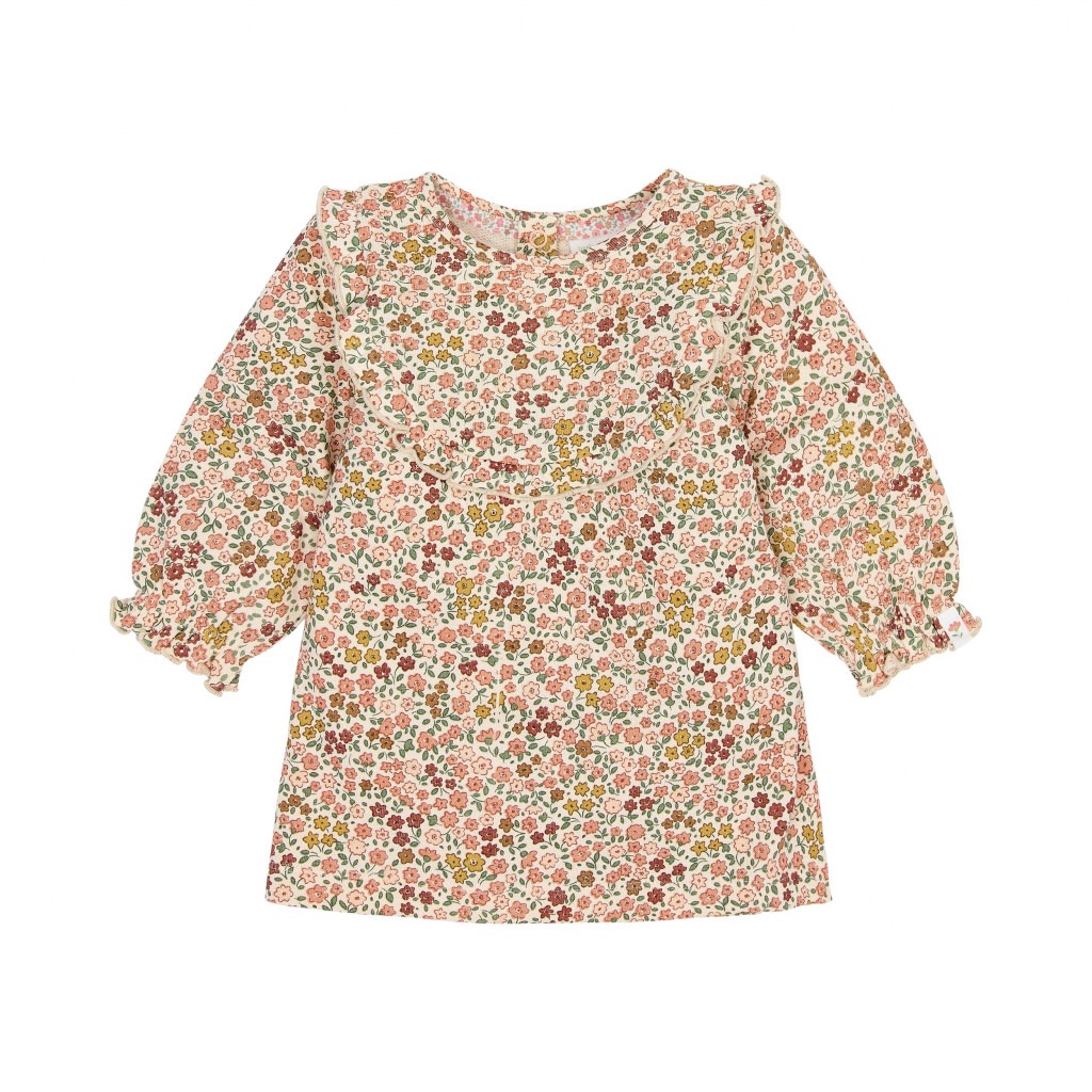 Little Dutch Šaty dlouhý rukáv Safari Flowers vel. 80