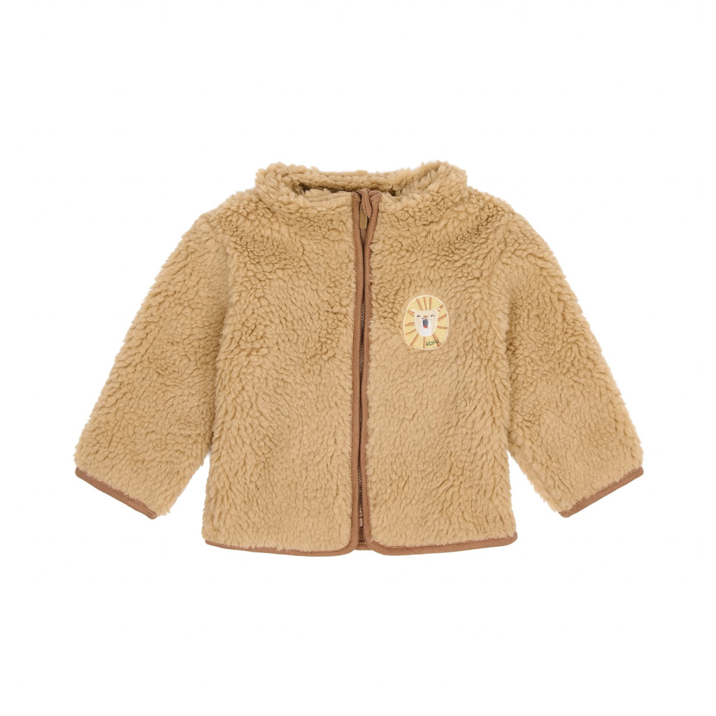 Little Dutch Kabátek Teddy Warm Taupe vel. 86