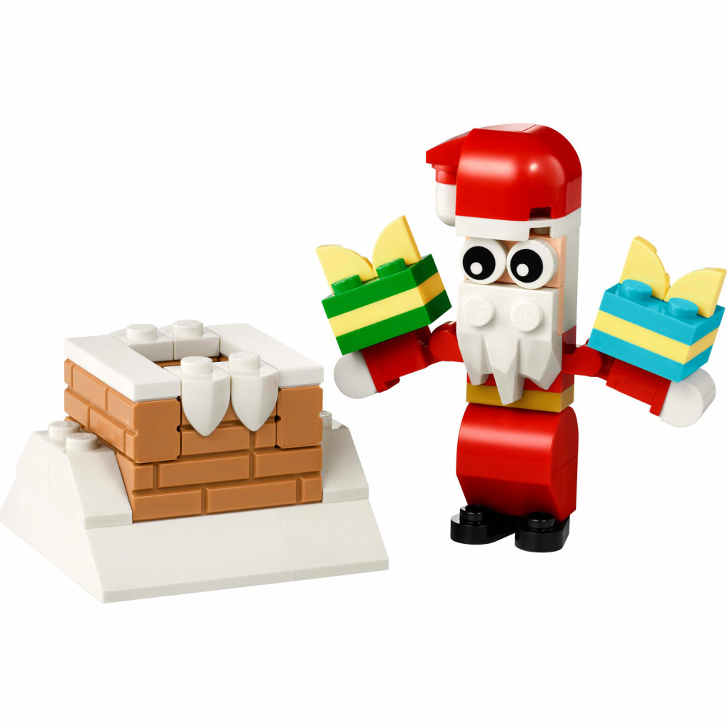 Lego® Komín a vianočná zábava so Santom
