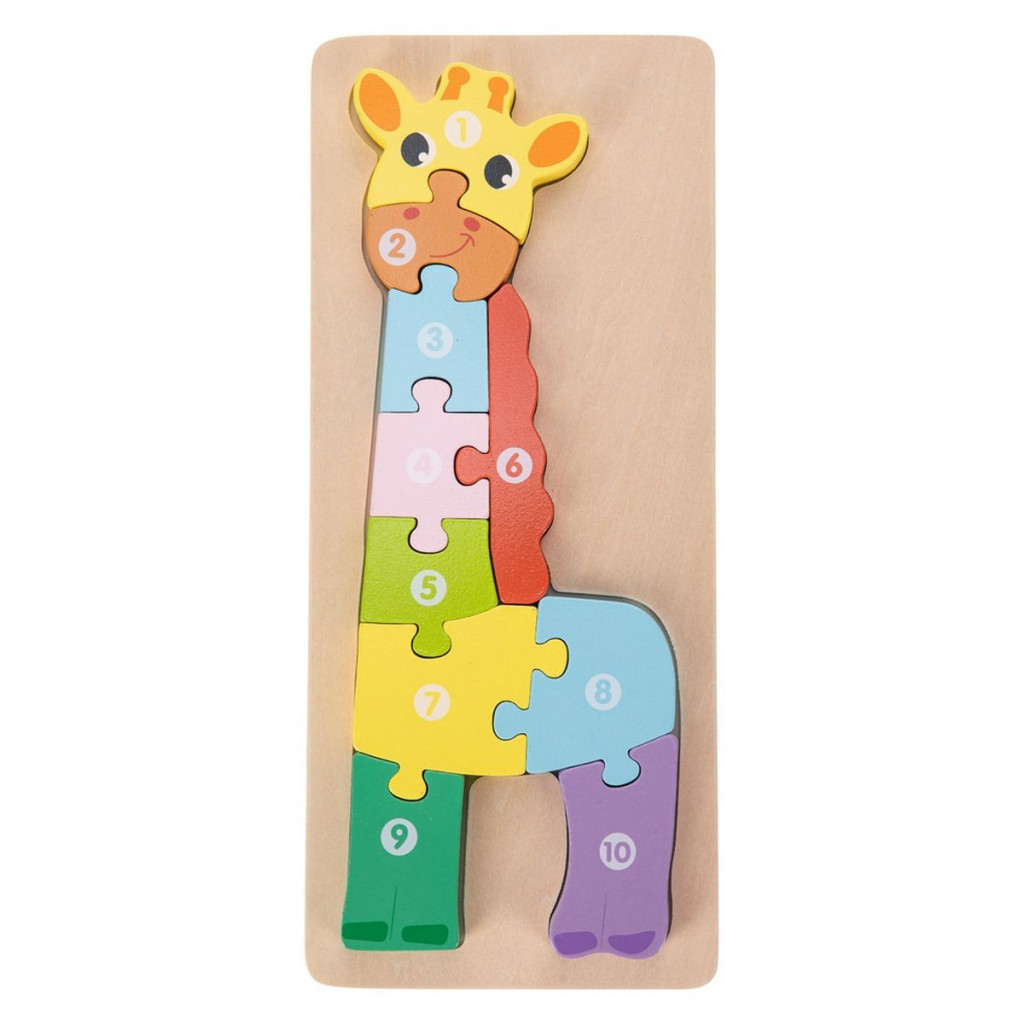 FREEON Free2Play Drevené puzzle Giraffe