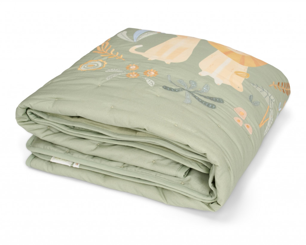 Little Dutch Deka 70x100 cm Green Safari Wonders