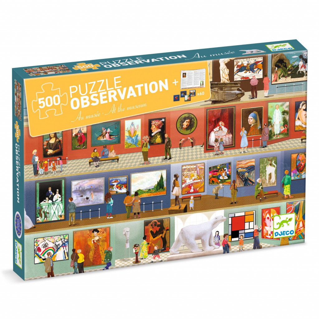 DJECO Puzzle V múzeu 500 dielikov