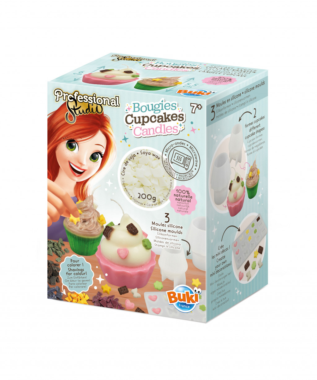 Buki France Profesionálne štúdio - SVIEČKY CUPCAKES