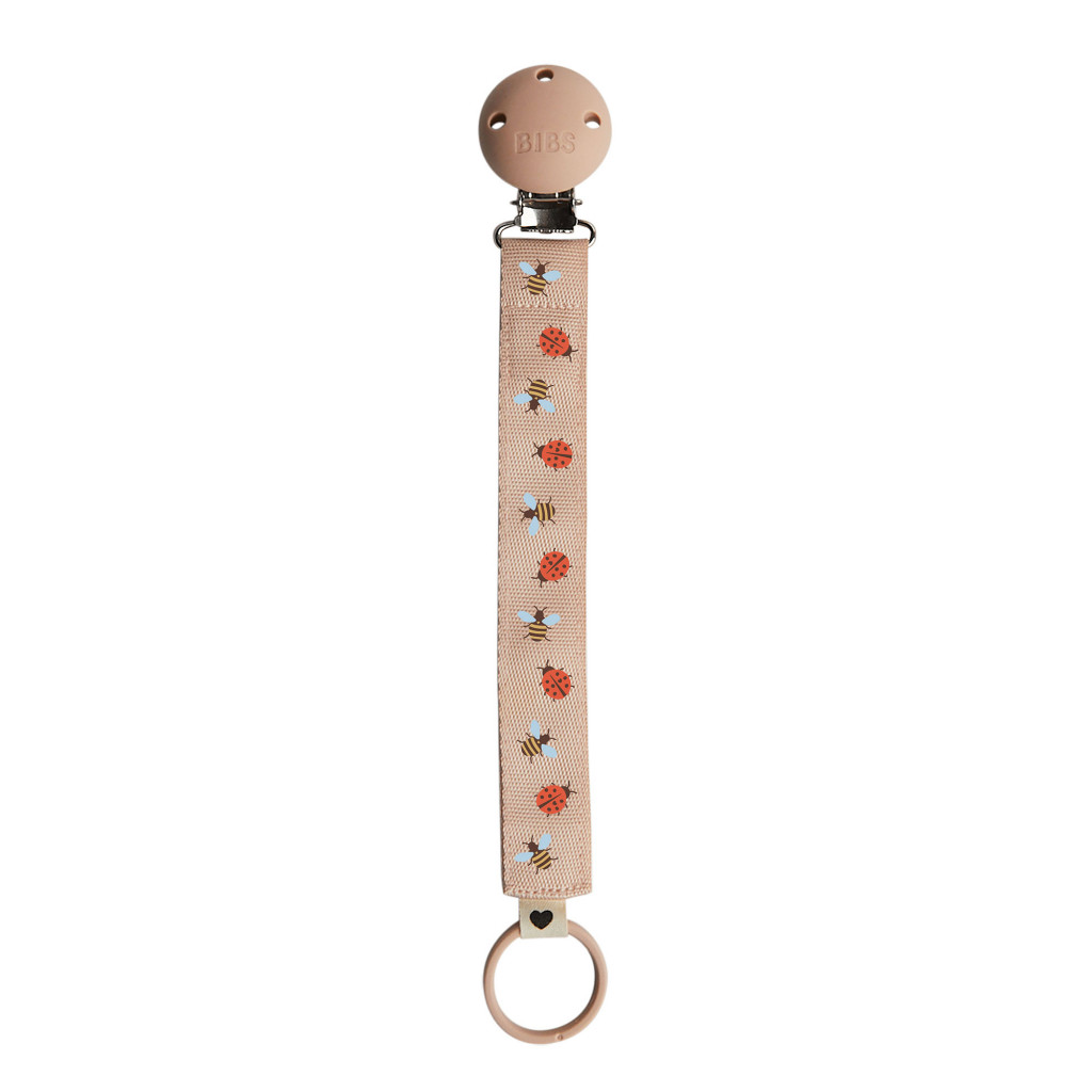 Všetky značky||BIBS STUDIO BIBS STUDIO Ribbon klip na cumlík (Ladybug Bumblebee Mix Blush)