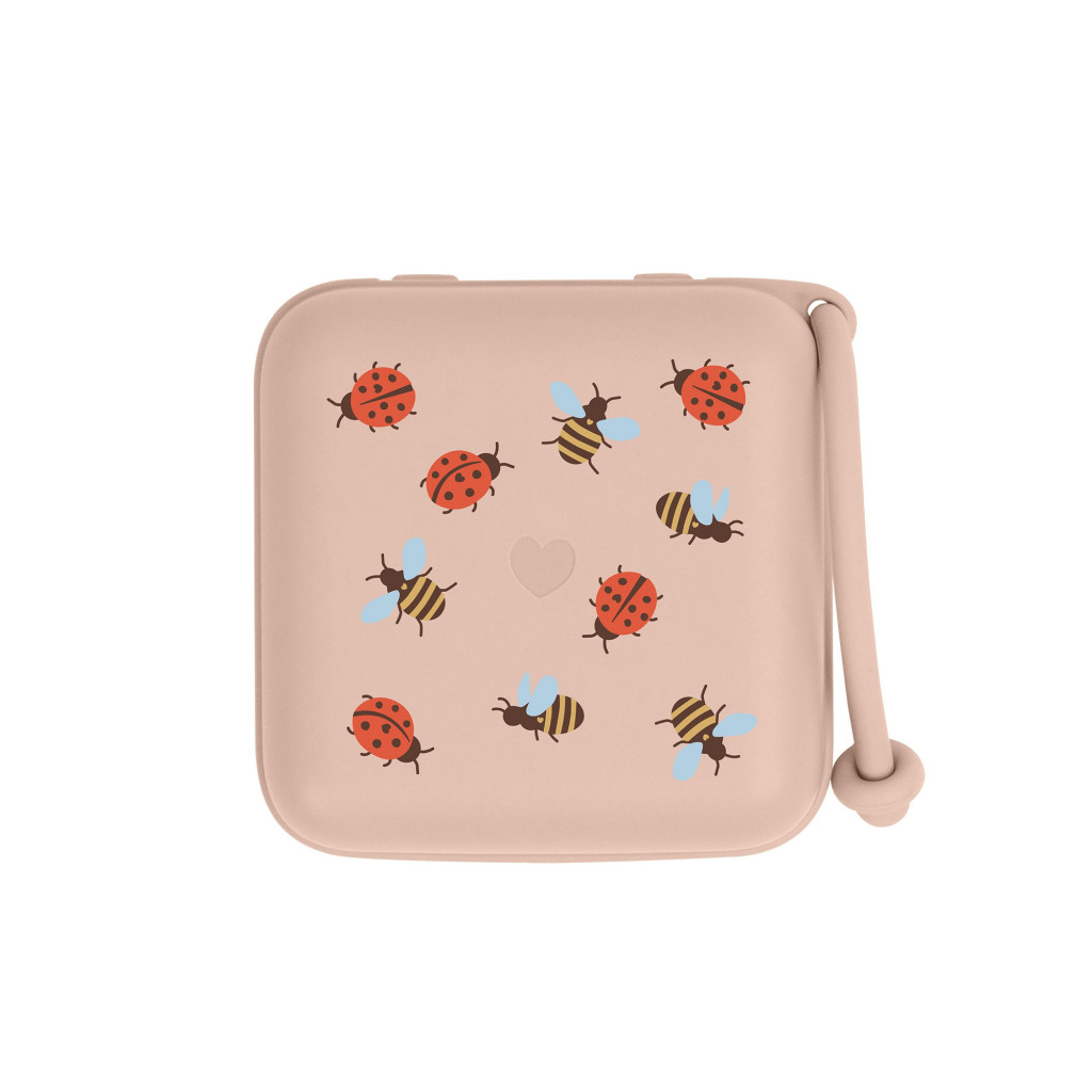 Všetky značky||BIBS STUDIO BIBS STUDIO Krabička na cumlíky (Ladybug Bumblebee Mix Blush)