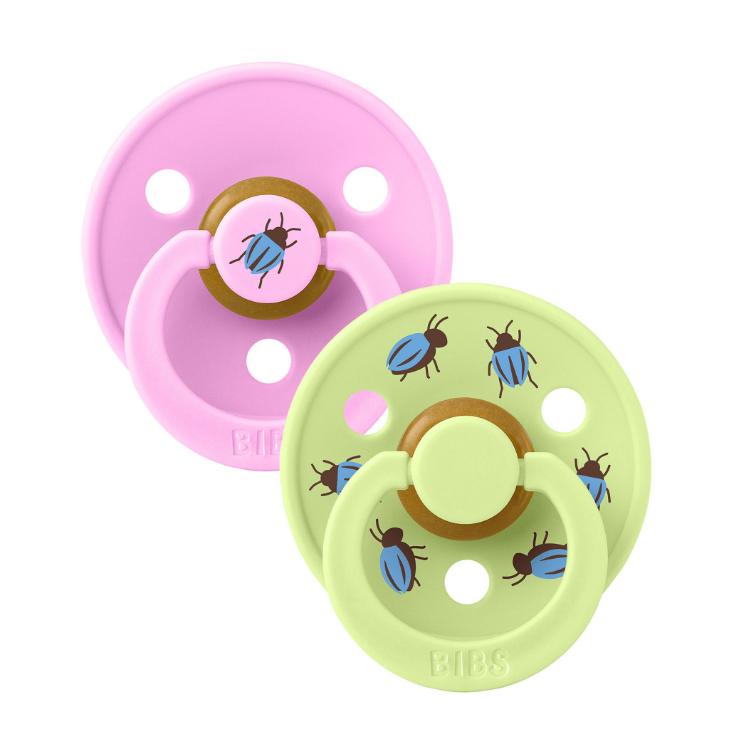 Všetky značky||BIBS STUDIO BIBS STUDIO Colour Beetle cumlíky z prírodného kaučuku 2ks - veľkosť 1 (Ballet / Matcha)