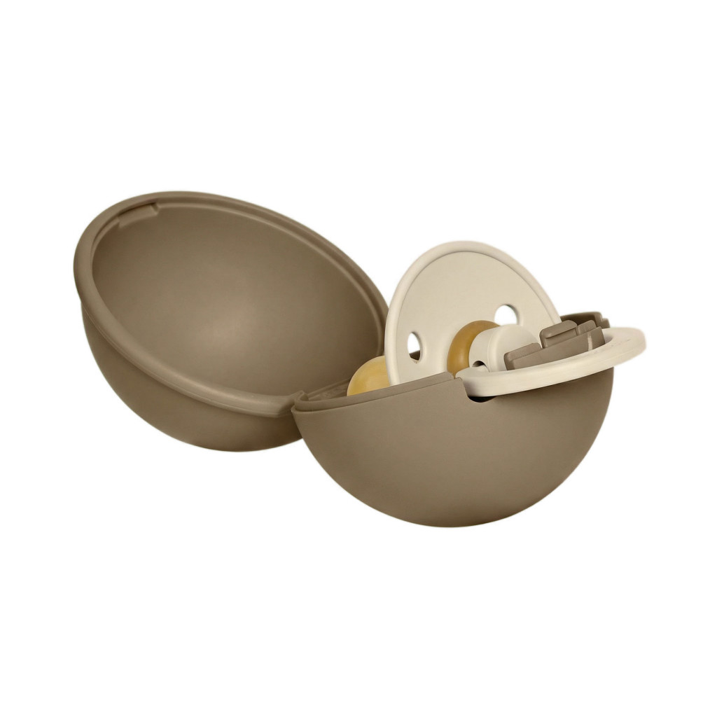 Všetky značky||BIBS Colour okrúhle||BIBS BIBS krabička Mini a Colour cumlík - veľkosť 2 (Vanilla & Dark Oak)